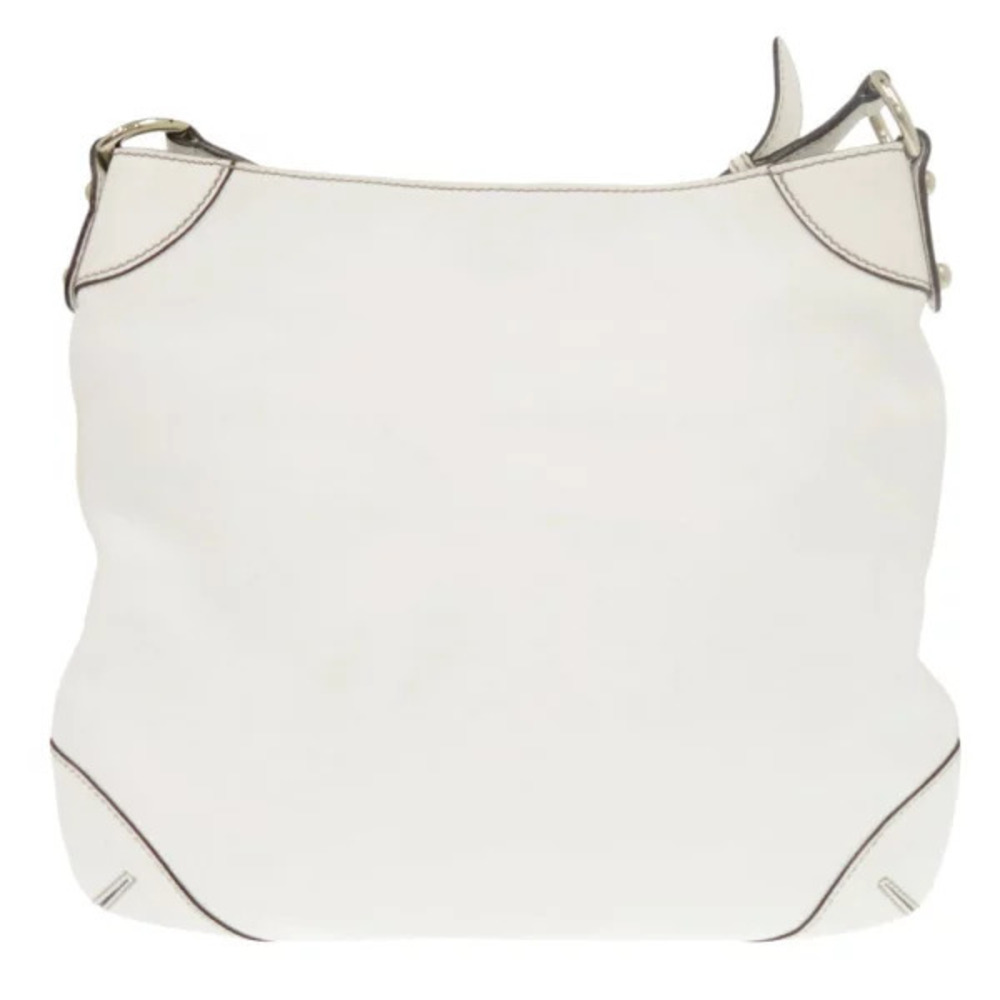 Gucci Sherry Leather White One Shoulder Hobo Bag Shoulder - Picture 2 of 6